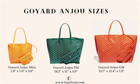 how much goyard tote cost|goyard tote bag size comparison.